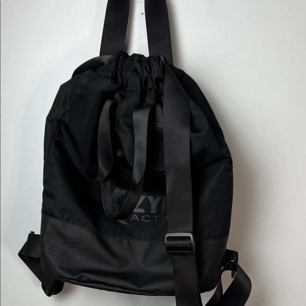 Zyia Active by Vooray | Black Convertible Tote Backpack | Gym & Travel Bag